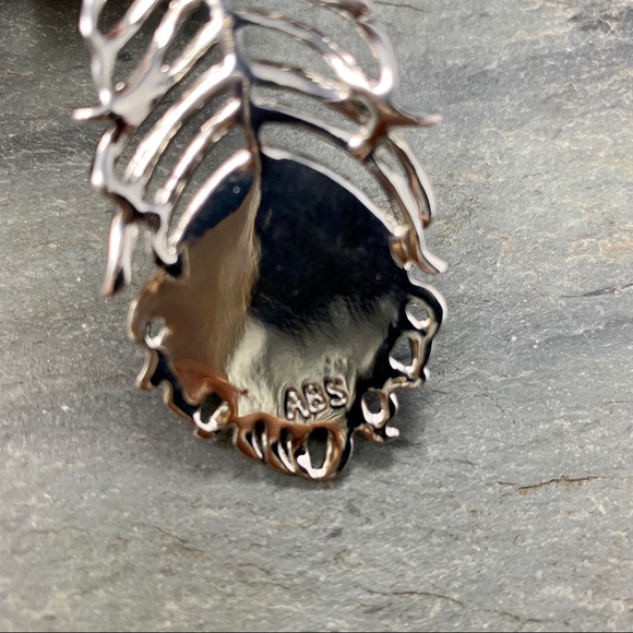 Allen Schwartz/ Long/ Feather/ Elegant/ F4-5 - Picture 3 of 5